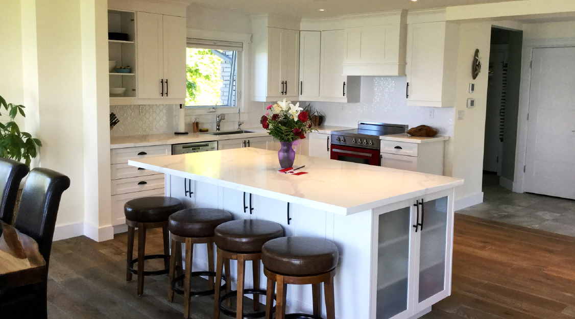kitchen renovation with modern design in PEI